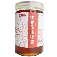 新疆蜂蜜三源紅棗花蜂蜜1kg新疆蜂蜜原蜜源頭廠家一件代發(fā)