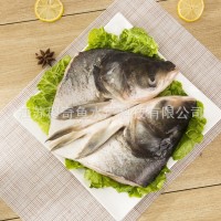 新鮮冷凍白鰱魚頭供應(yīng)批發(fā)帶肉速凍大胖頭魚廠商供貨酒店食材