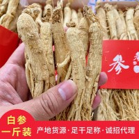 長白山干人參500g人參 原皮白參7年大支生曬參產(chǎn)地直發(fā)地攤人參